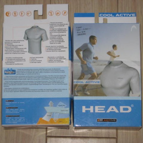 T-shirt sport pour homme HEAD à manche courte - Ref 2018660