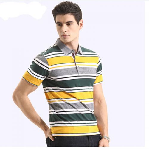 T-shirt sport pour homme SOLANIC à manche courte en CVC - Ref 2018673