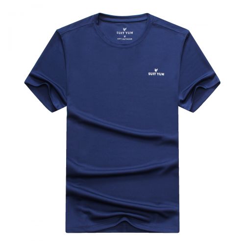 T-shirt sport pour homme SUIT YUM à manche courte en polyester - Ref 2018676