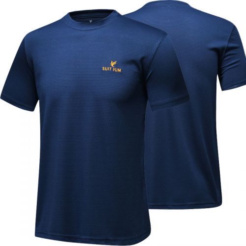 T-shirt sport pour homme SUIT YUM à manche courte en polyester - Ref 2018778