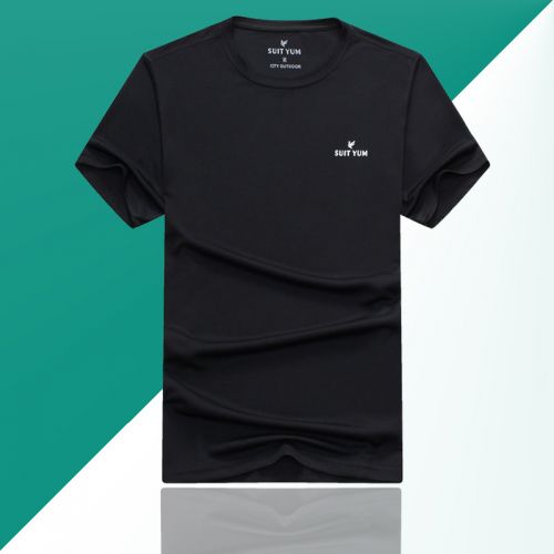 T-shirt sport pour homme SUIT YUM à manche courte en polyester - Ref 2018779