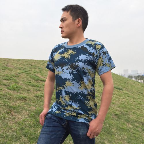 T-shirt sport pour homme à manche courte en coton - Ref 2018828