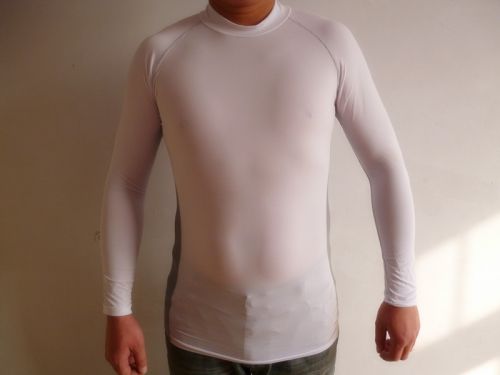 T-shirt sport pour homme à manche longue en polyester - Ref 2018884