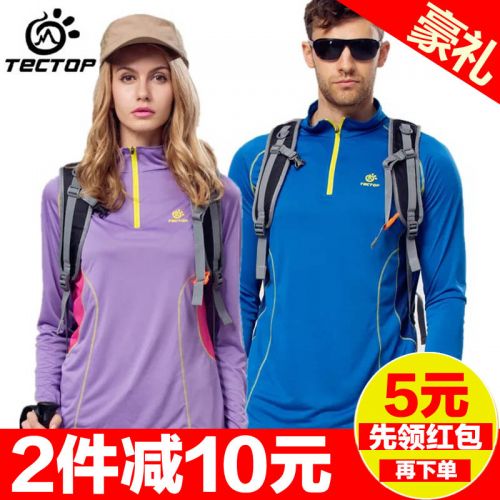T-shirt sport pour homme TECTOP à manche courte en polyester - Ref 2018939