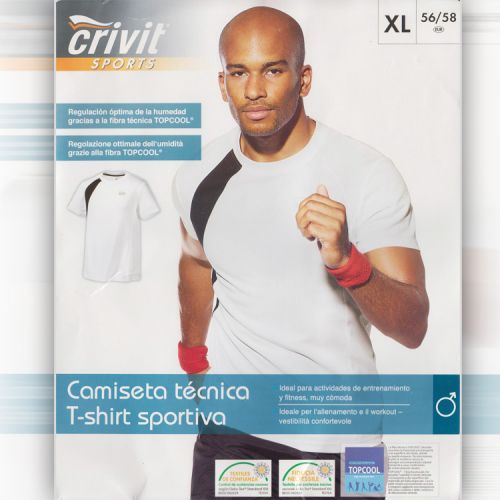 T-shirt sport pour homme CRIVIT à manche courte - Ref 2018954