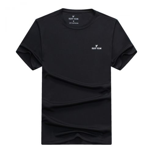 T-shirt sport pour homme SUIT YUM à manche courte en polyester - Ref 2018984