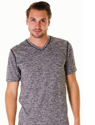 T-shirt sport pour homme à manche courte en polyester - Ref 2019076