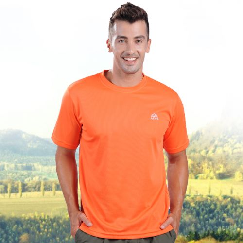 T-shirt sport pour homme à manche courte en polyester - Ref 2019085