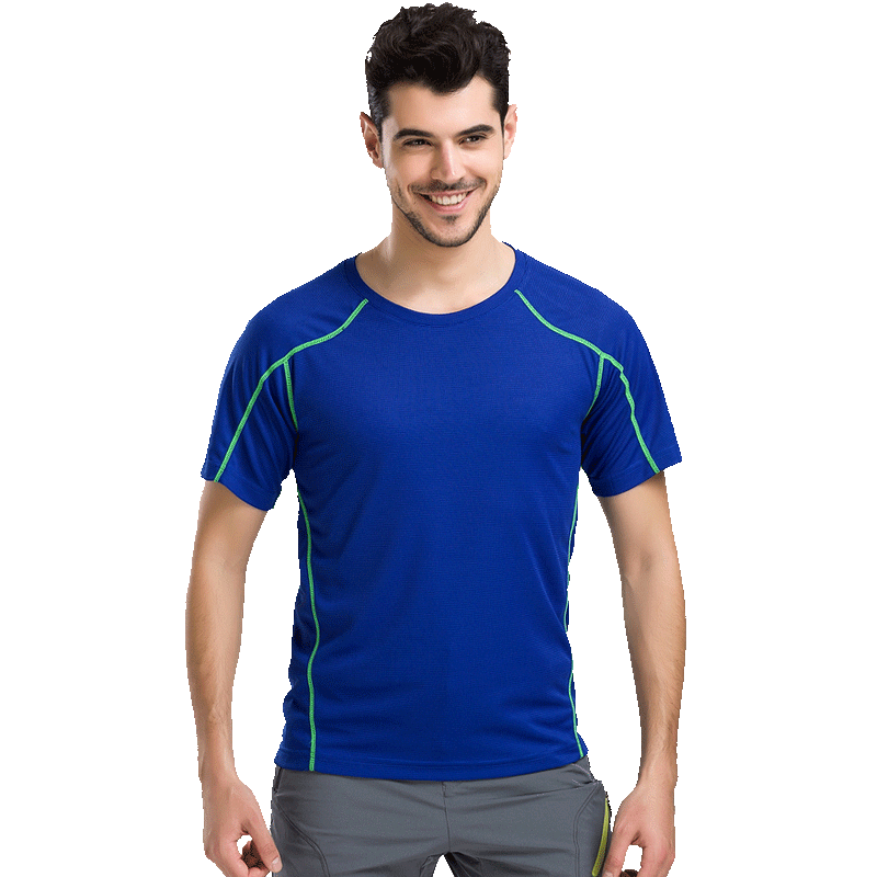 T-shirt sport pour homme BIERQI DRESS à manche courte en nylon - Ref 2019088