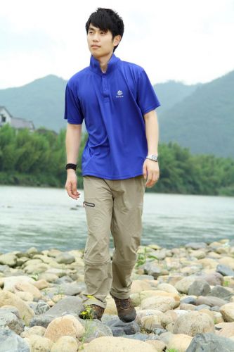 T-shirt sport pour homme à manche courte en polyester - Ref 2019103