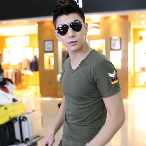 T-shirt sport pour homme YUYEN à manche courte en coton - Ref 2019191