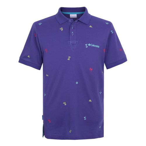 T-shirt sport pour homme COLUMBIA à manche courte en CVC - Ref 2019235