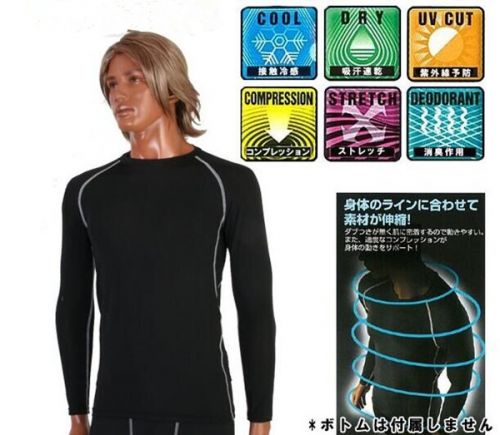 T-shirt sport pour homme à manche longue en polyester - Ref 2019236