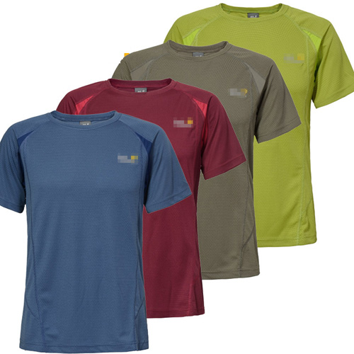 T-shirt sport pour homme à manche courte en polyester - Ref 2019254