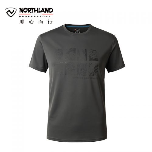 T-shirt sport pour homme NORTHLAND à manche courte en polyester - Ref 2019753