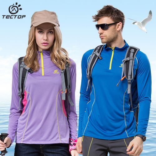 T-shirt sport pour homme TECTOP à manche longue en polyester - Ref 2020374