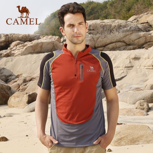 T-shirt sport pour homme CAMEL à manche courte en polyester - Ref 2020463