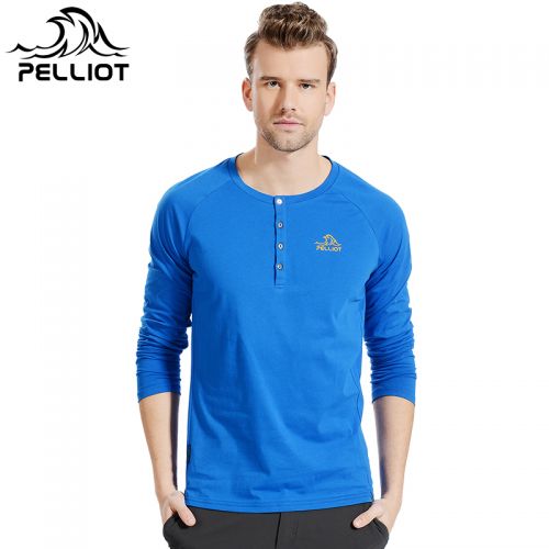 T-shirt sport pour homme PELLIOT à manche longue en CVC - Ref 2020473