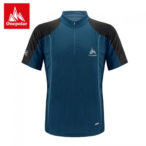 T-shirt sport pour homme ONEPOLAR à manche courte en polyester - Ref 2020528