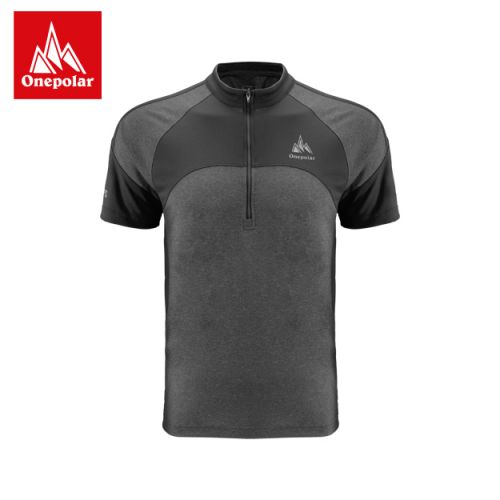 T-shirt sport pour homme ONEPOLAR à manche courte en nylon - Ref 2020529