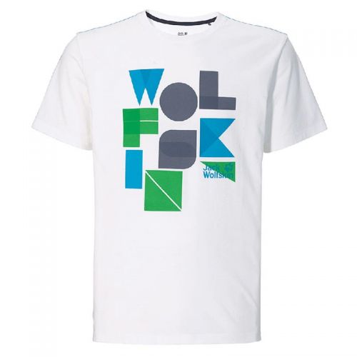 T-shirt sport pour homme JACK WOLFSKIN à manche courte - Ref 2020538