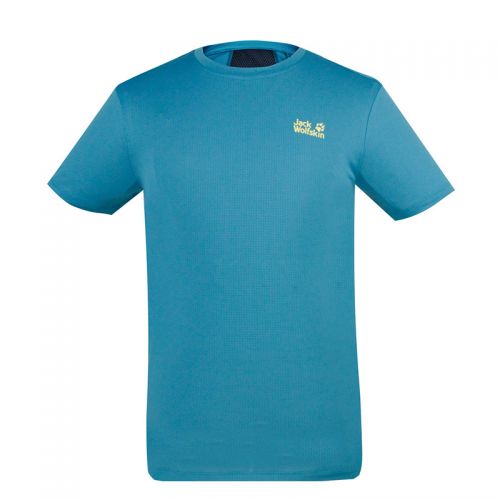 T-shirt sport pour homme JACK WOLFSKIN à manche courte - Ref 2020546