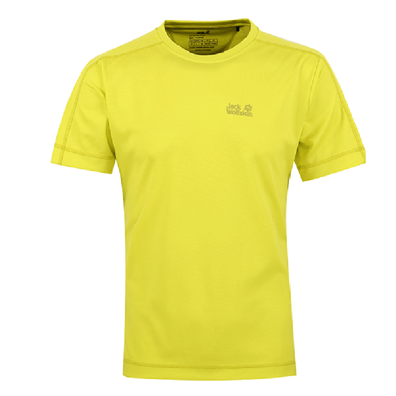 T-shirt sport pour homme JACK WOLFSKIN à manche courte - Ref 2020555