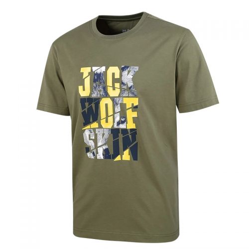 T-shirt sport pour homme JACK WOLFSKIN à manche courte - Ref 2020560