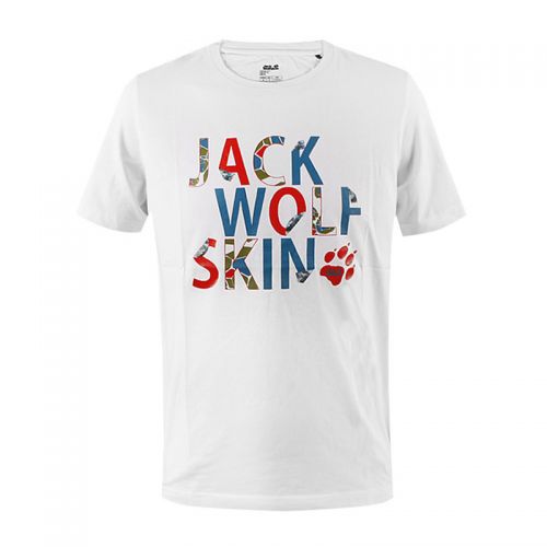 T-shirt sport pour homme JACK WOLFSKIN à manche courte - Ref 2020561