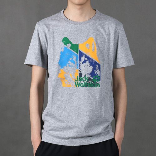 T-shirt sport pour homme JACK WOLFSKIN à manche courte - Ref 2020571