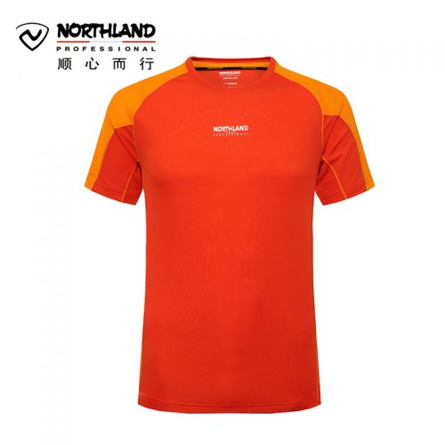 T-shirt sport pour homme NORTHLAND à manche courte en polyester - Ref 2020638