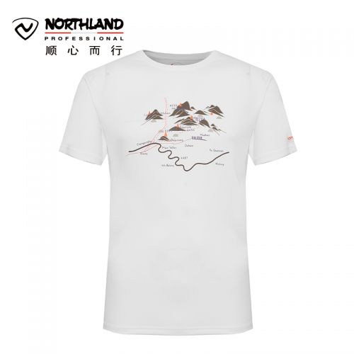 T-shirt sport pour homme NORTHLAND à manche courte - Ref 2020639