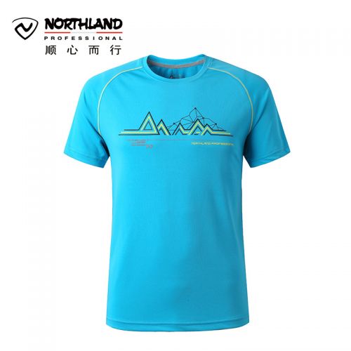 T-shirt sport pour homme NORTHLAND à manche courte en polyester - Ref 2020641