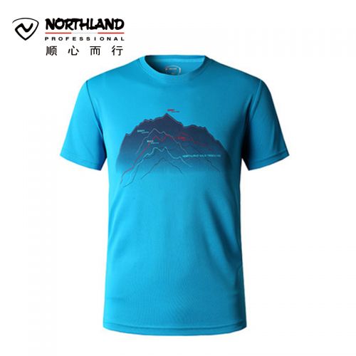 T-shirt sport pour homme NORTHLAND à manche courte en polyester - Ref 2020643