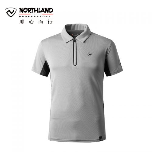T-shirt sport pour homme NORTHLAND à manche courte en polyester - Ref 2020646