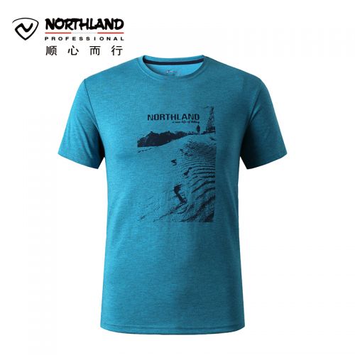 T-shirt sport pour homme NORTHLAND à manche courte en polyester - Ref 2020647
