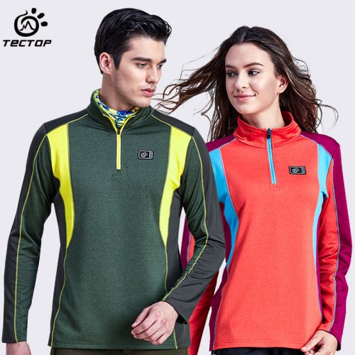 T-shirt sport pour homme TECTOP à manche longue en polyester - Ref 2020704