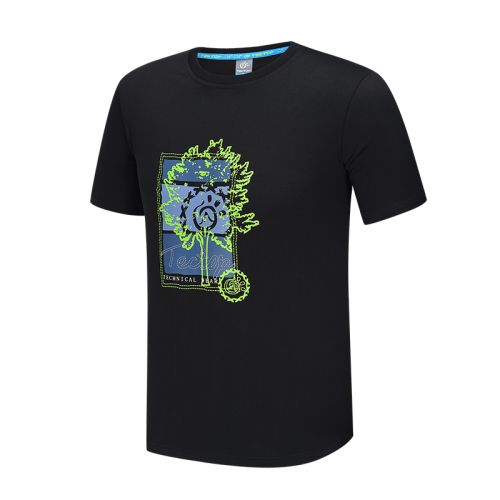 T-shirt sport pour homme TECTOP à manche courte en coton - Ref 2020778