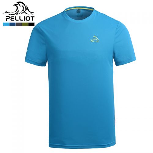 T-shirt sport pour homme PELLIOT à manche courte en polyester - Ref 2020785