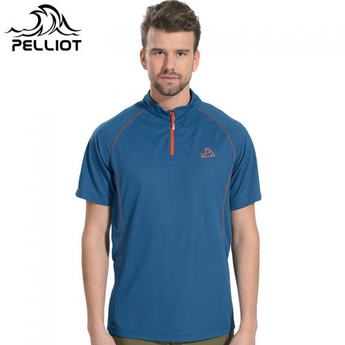 T-shirt sport pour homme PELLIOT à manche courte en polyester - Ref 2020790
