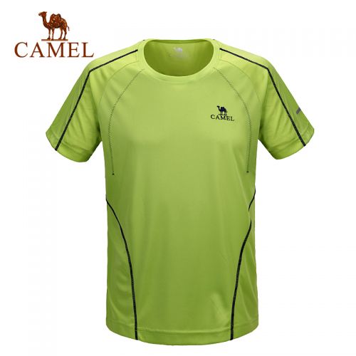 T-shirt sport pour homme CAMEL à manche courte en polyester - Ref 2020803