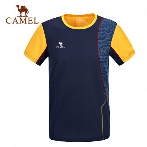 T-shirt sport pour homme CAMEL à manche courte en polyester - Ref 2020806