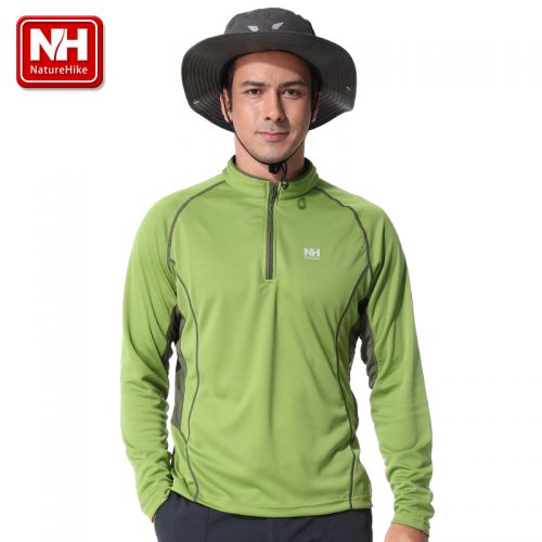 T-shirt sport pour homme NATUREHIKE à manche longue en polyester - Ref 2020814