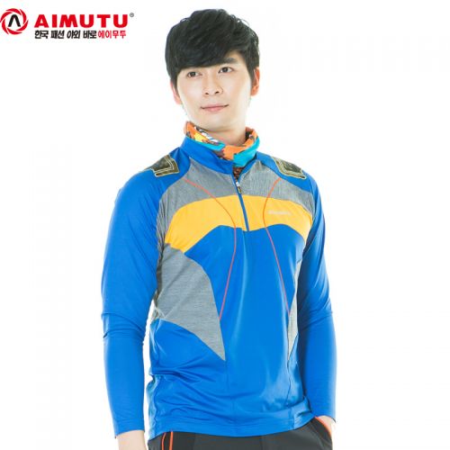 T-shirt sport pour homme AIMUTU à manche longue en polyester - Ref 2020852