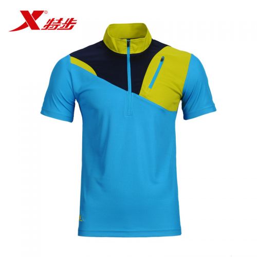 T-shirt sport pour homme XTEP à manche courte en polyester - Ref 2020918