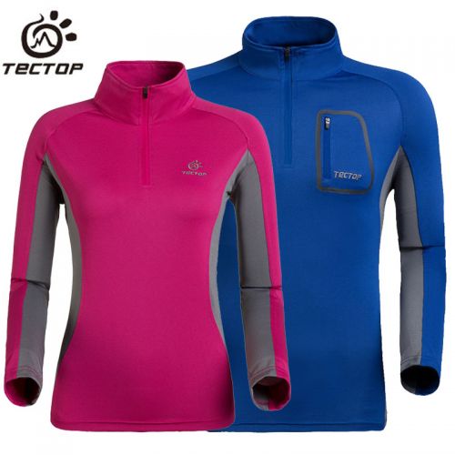 T-shirt sport pour homme TECTOP à manche longue en polyester - Ref 2020935