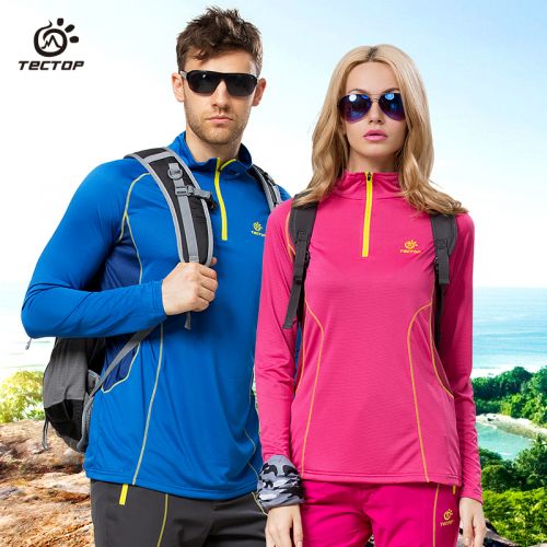 T-shirt sport pour homme TECTOP à manche longue en polyester - Ref 2020936