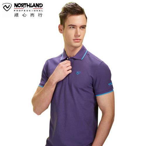T-shirt sport pour homme NORTHLAND à manche courte en CVC - Ref 2020971