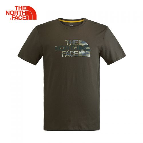 T-shirt sport pour homme THE NORTH FACE à manche courte en coton - Ref 2020983