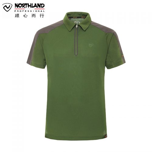 T-shirt sport pour homme NORTHLAND à manche courte en polyester - Ref 2020984